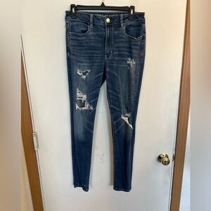 American Eagle, super stretch high-rise jeggings size 8